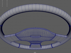 Steering Wheel Car 02 3Dモデル