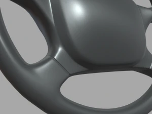 Steering Wheel Car 03 3D Model