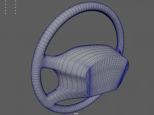 Steering Wheel Car 03 3D Model