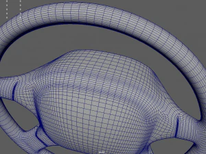 Steering Wheel Car 03 3D Model