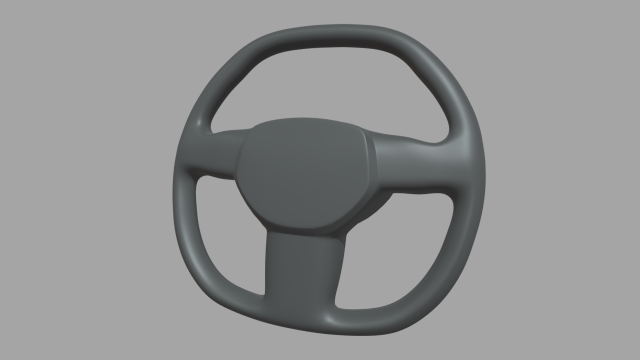 Steering Wheel Car 04 3D Model .c4d .max .obj .3ds .fbx .stl .blend 