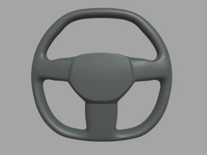 Steering Wheel Car 04 3D Model