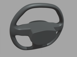 Steering Wheel Car 04 3D Model