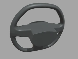 Steering Wheel Car 04 3D Model