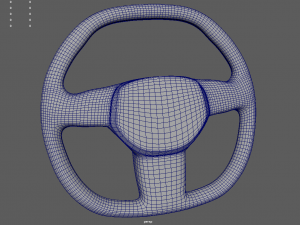 Steering Wheel Car 04 3D Model