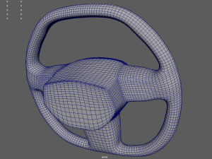 Steering Wheel Car 04 3D Model