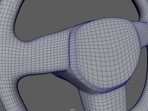 Steering Wheel Car 04 3D Model