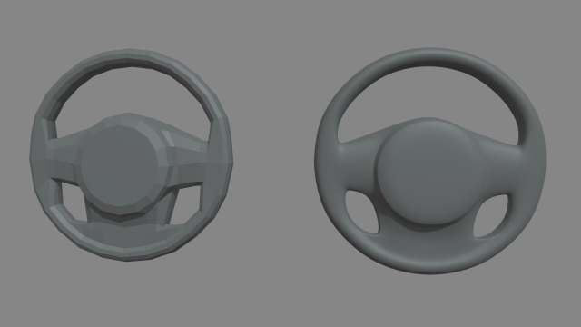 Steering Wheel Car Custom Modelo 3D .c4d .max .obj .3ds .fbx .stl .blend 