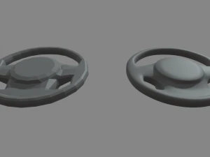 Steering Wheel Car Custom 3D Model
