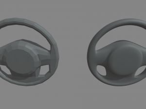 Steering Wheel Car Custom Modelo 3D