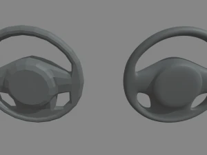 Steering Wheel Car Custom 3D Model