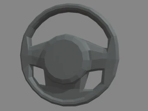 Steering Wheel Car Custom 3D Model