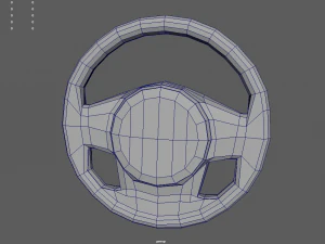 Steering Wheel Car Custom 3D Model