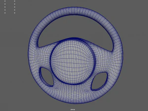 Steering Wheel Car Custom 3D Model