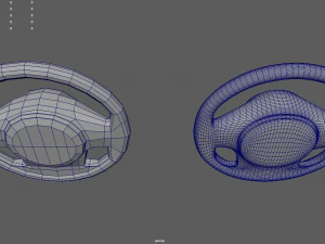 Steering Wheel Car Custom 3D Model