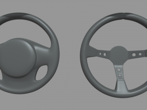 Steering Wheel Car Pack 01 3D मॉडल