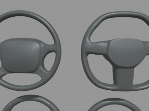 Steering Wheel Car Pack 01 3D मॉडल