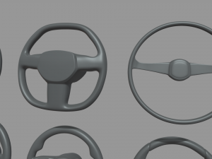 Steering Wheel Car Pack 01 3D मॉडल