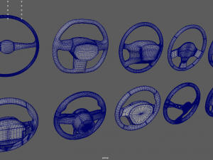 Steering Wheel Car Pack 01 3D मॉडल
