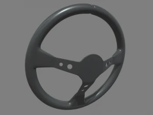 Steering Wheel Rally Car 3D Model