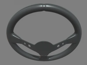Steering Wheel Rally Car 3D Model