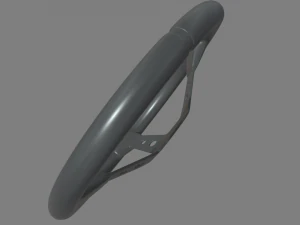 Steering Wheel Rally Car 3D Model