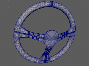 Steering Wheel Rally Car 3D 모델