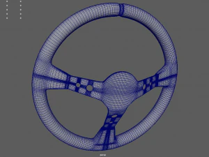 Steering Wheel Rally Car 3D Model