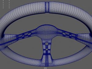 Steering Wheel Rally Car 3D 모델