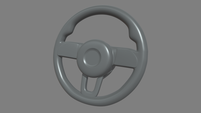 Steering Wheel Sport Car 04 Modelo 3D .c4d .max .obj .3ds .fbx .stl .blend 