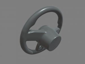 Steering Wheel Sport Car 04 Modelo 3D