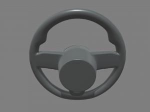 Steering Wheel Sport Car 04 Modelo 3D