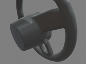 Steering Wheel Sport Car 04 Modelo 3D