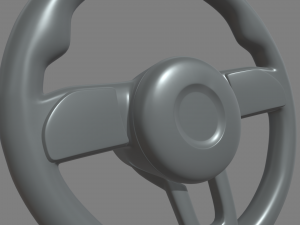 Steering Wheel Sport Car 04 Modelo 3D
