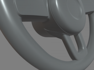 Steering Wheel Sport Car 04 Modelo 3D