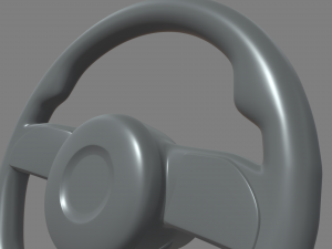 Steering Wheel Sport Car 04 Modelo 3D