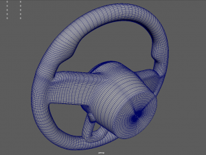 Steering Wheel Sport Car 04 Modelo 3D