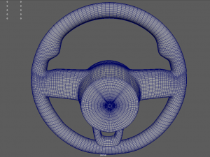 Steering Wheel Sport Car 04 Modelo 3D