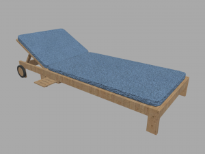 Sun Lounger 01 3D Model