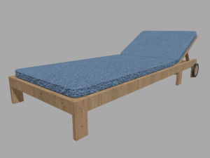 Sun Lounger 01 3D 모델