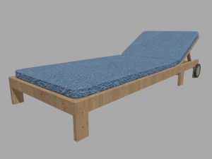 Sun Lounger 01 3D Model