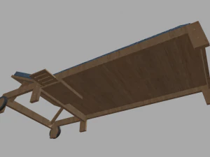 Sun Lounger 01 3D Model