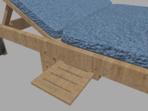 Sun Lounger 01 3D Model