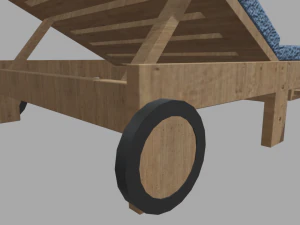 Sun Lounger 01 3D Model