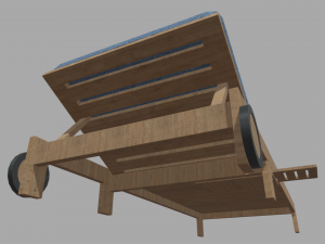 Sun Lounger 01 3D 모델