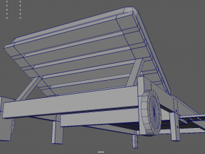 Sun Lounger 01 3D 모델