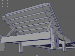 Sun Lounger 01 3D Model