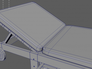 Sun Lounger 01 3D 모델