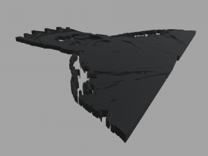 The King 01 Wall Silhouette 3Dプリントモデル
