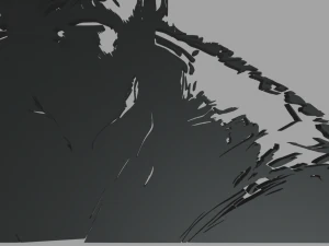 The King 01 Wall Silhouette 3D Print Model